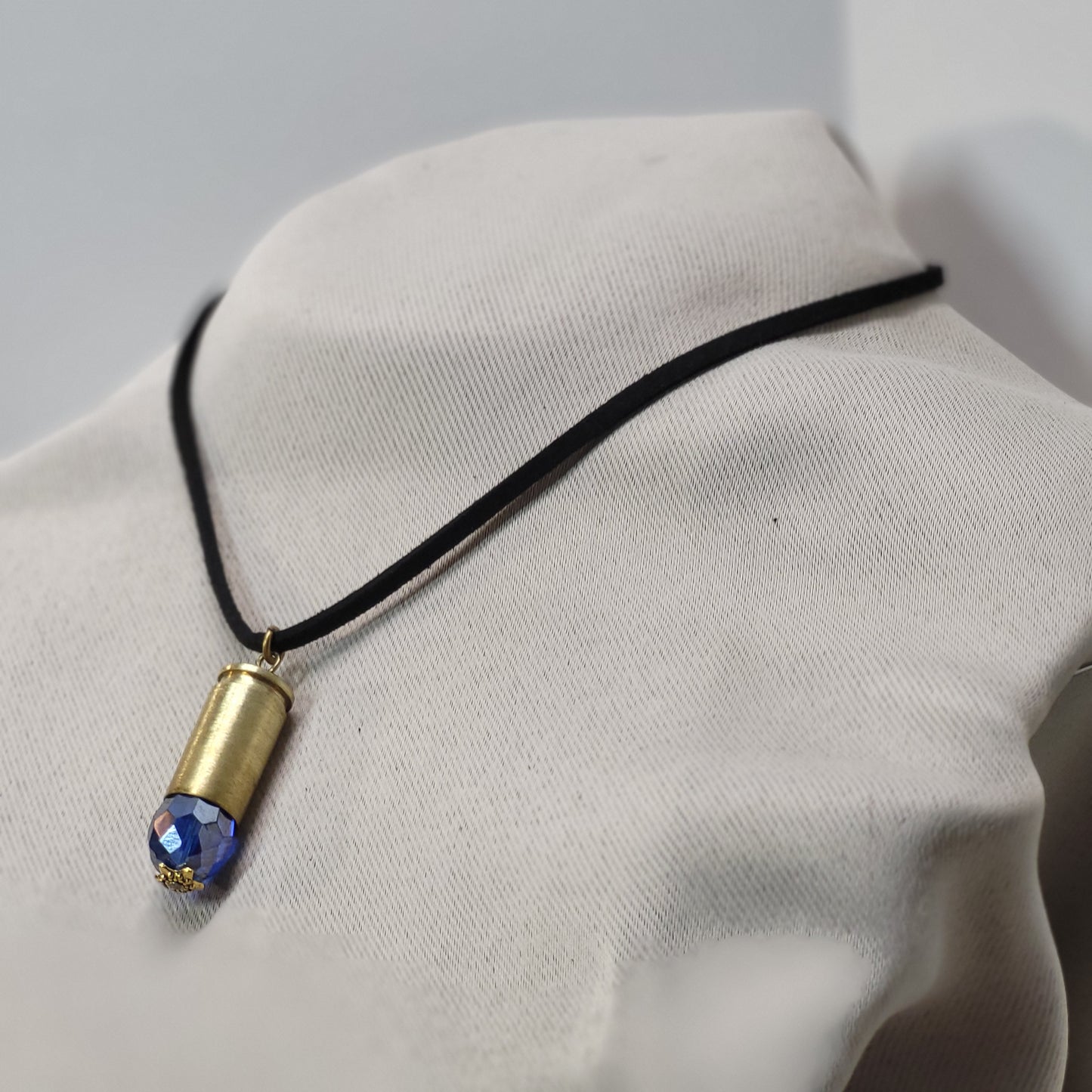 Sapphire Elegance Bullet Choker