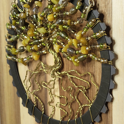 Clutch Disk Tree of Life - Earthy Brass